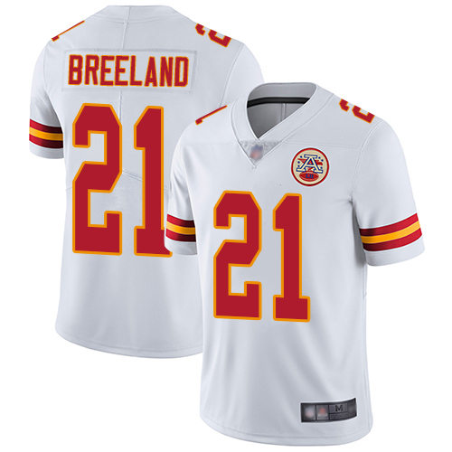 Men Kansas City Chiefs #21 Breeland Bashaud White Vapor Untouchable Limited Player Football Nike NFL Jersey->kansas city chiefs->NFL Jersey